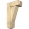 Ekena Millwork Traditional Craftsman Rough Sawn Bracket w/ Offset Brace, Douglas Fir, 8"W x 20"D x 32"H BKT0806X20X32TRA04RDF - alternate 1